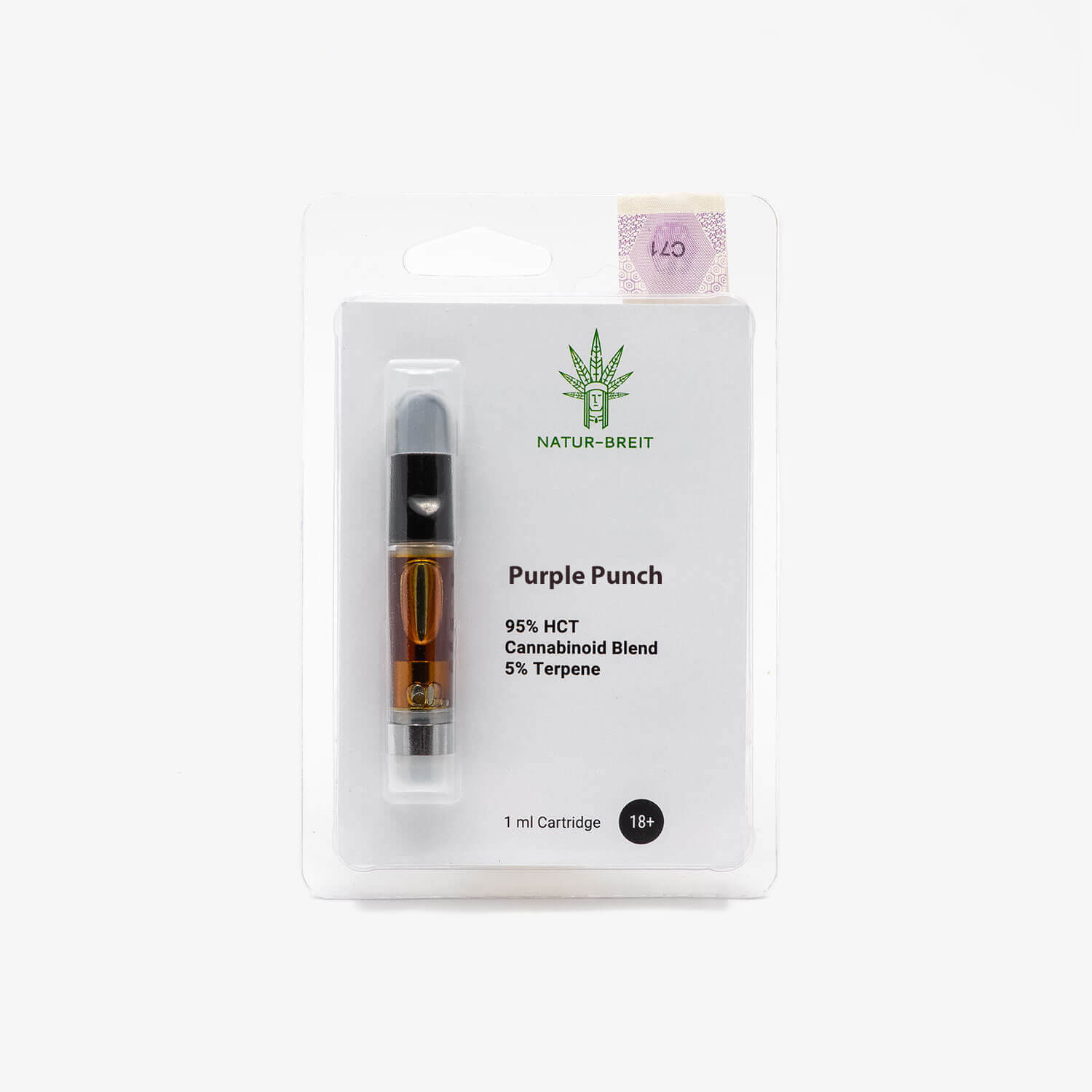 HCT Vape Cartridge 1ml Purple Punch – Bild 2