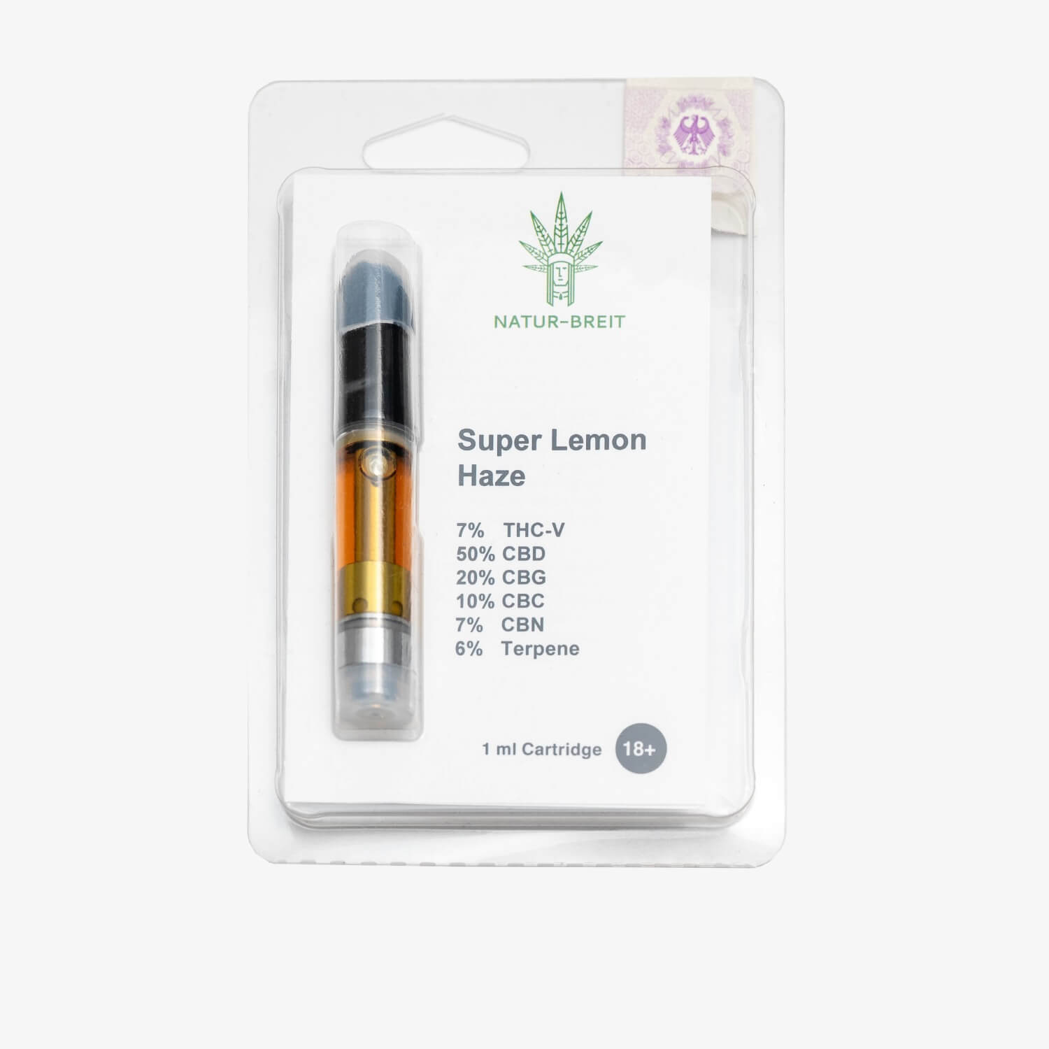 THC-V Vape Cartridge Super Lemon Haze
